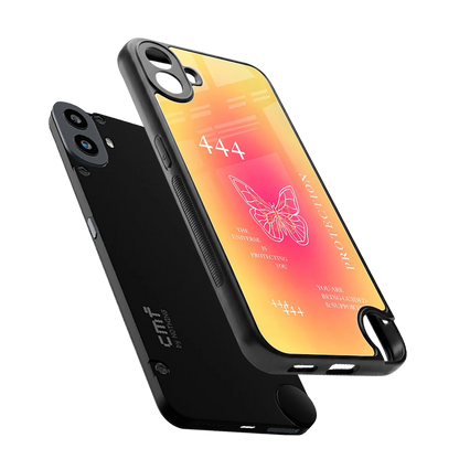 Radiant 444 sleek cmf nothing phone 1 cover with tempered glass back and TPU edges