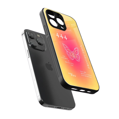 Radiant 444 sleek iphone 12 pro max cover with tempered glass back and TPU edges