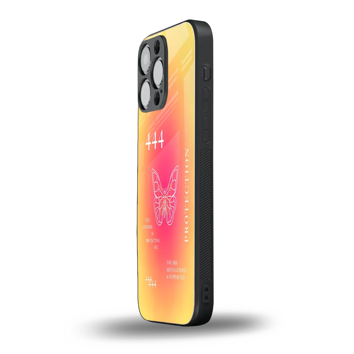 Radiant 444 iphone 16 pro max mobile cover | shockproof glass phone case