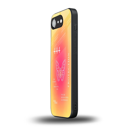 Radiant 444 iphone 16e mobile cover | shockproof glass phone case