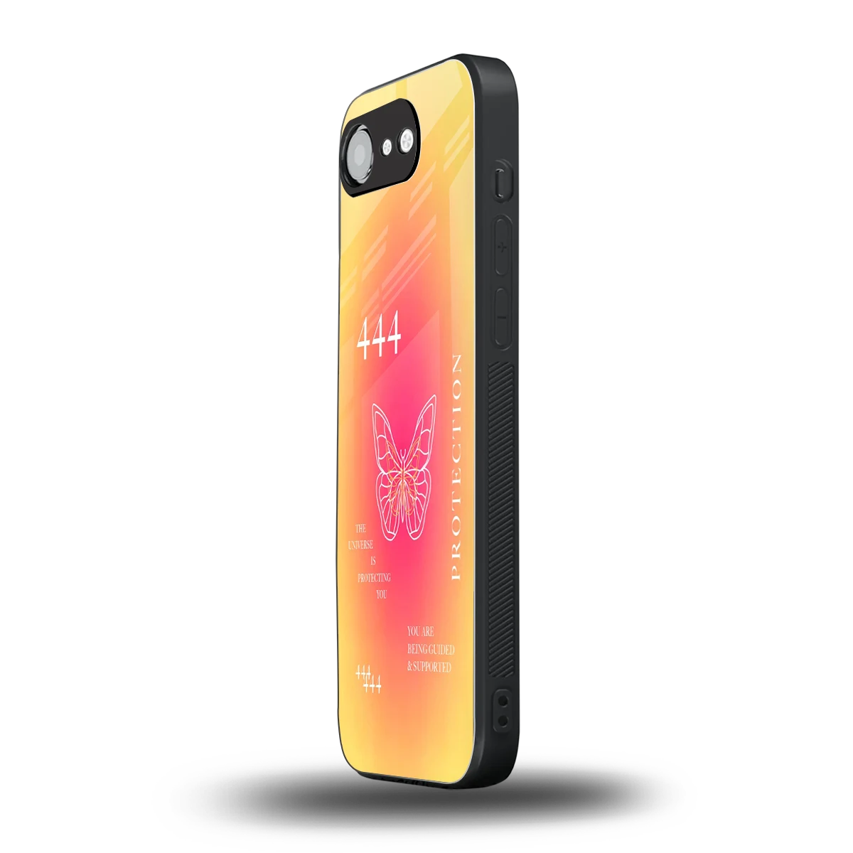 Radiant 444 iphone 17e mobile cover | shockproof glass phone case