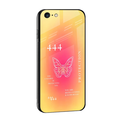 Radiant 444 sleek iphone 6s cover with tempered glass back and TPU edges
