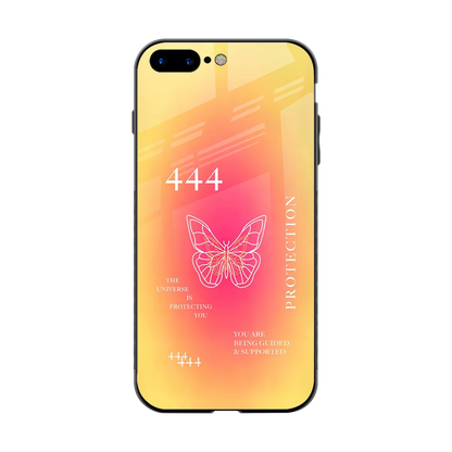 Radiant 444 back phone cover | glass case for iphone 8 plus