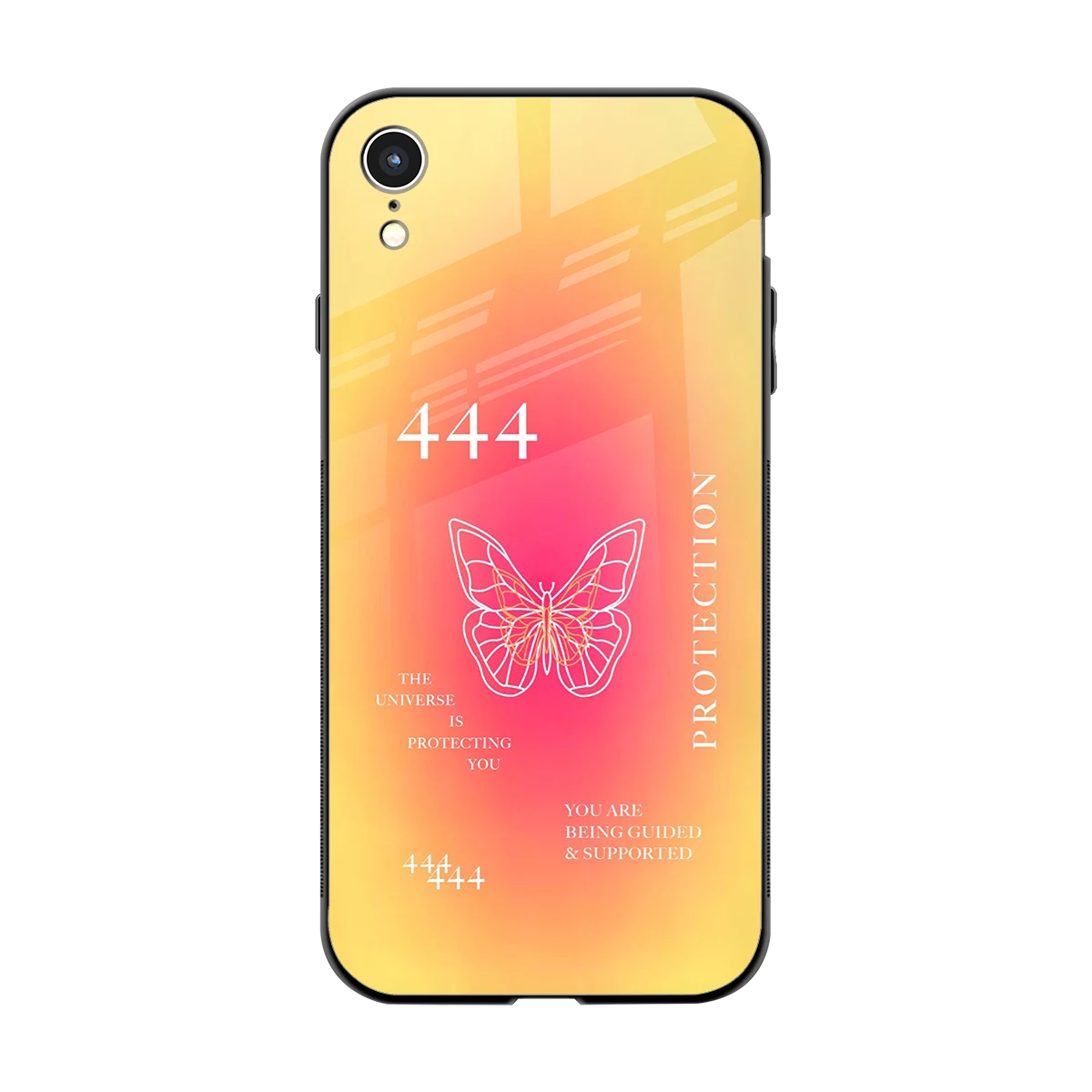 Radiant 444 back phone cover | glass case for iphone xr