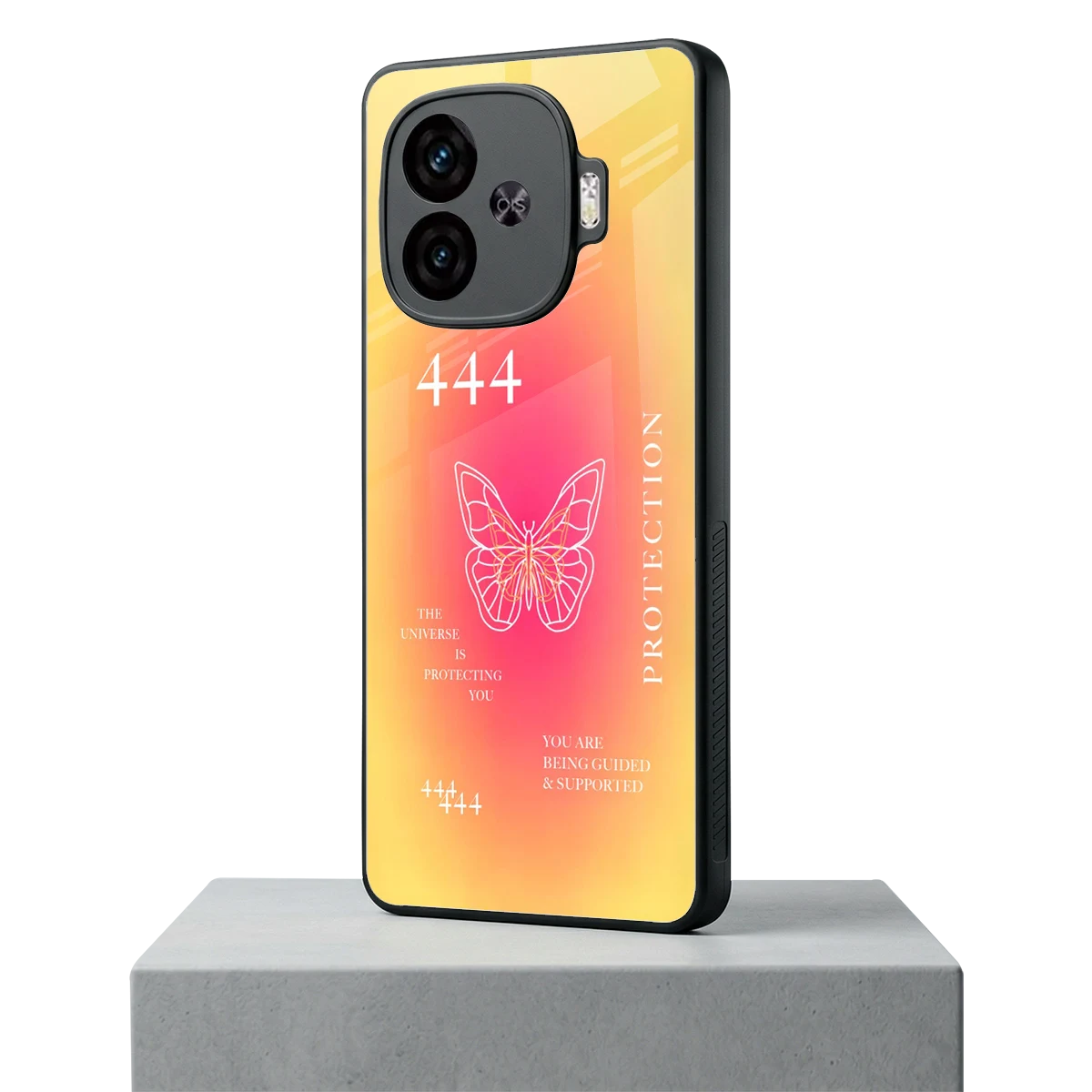 Radiant 444 iqoo neo 10r 5g mobile cover | shockproof glass phone case