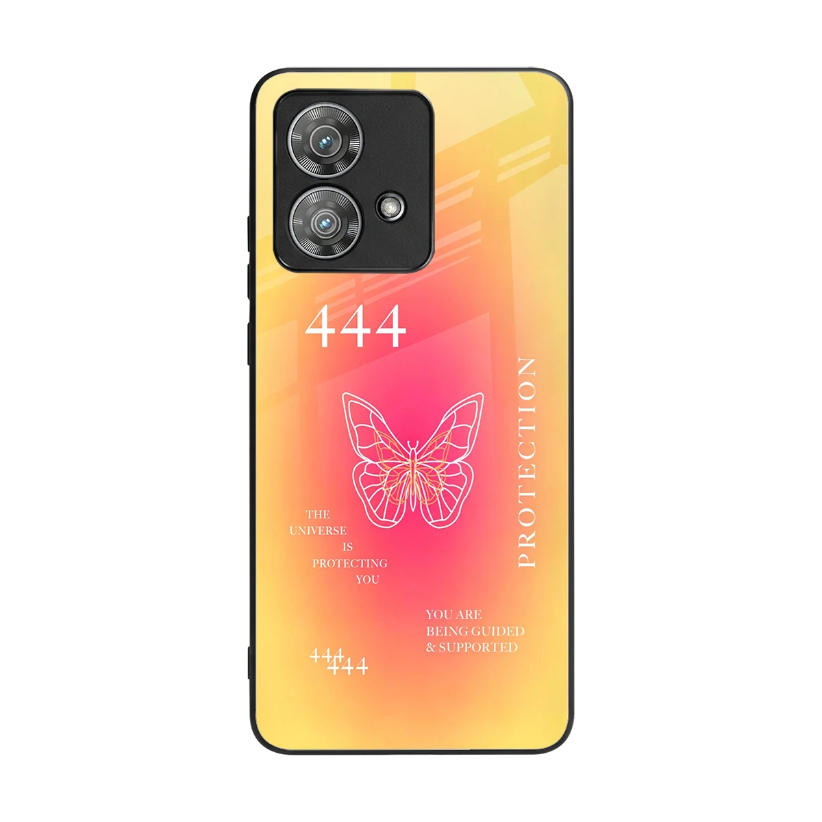 Radiant 444 back phone cover | glass case for motorola edge 40 neo 5g