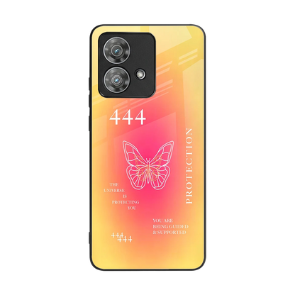 Radiant 444 back phone cover | glass case for motorola edge 40 neo 5g