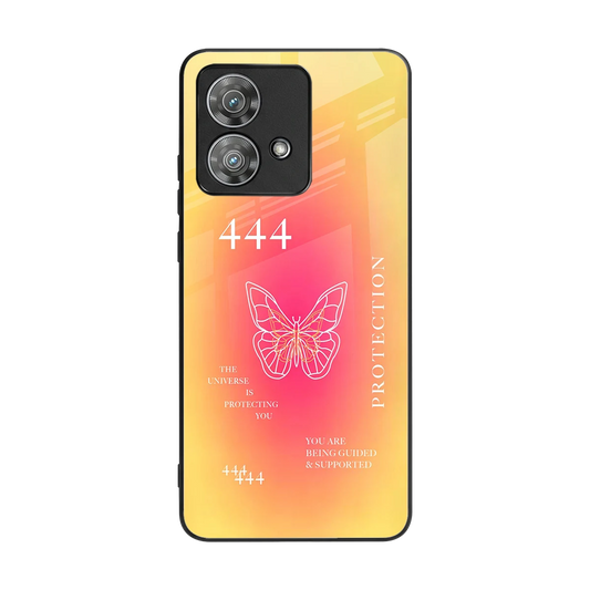 Radiant 444 back phone cover | glass case for motorola edge 40 neo 5g