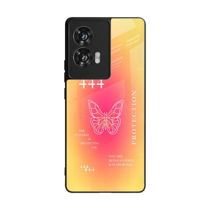 Radiant 444 back phone cover | glass case for motorola edge 50 fusion