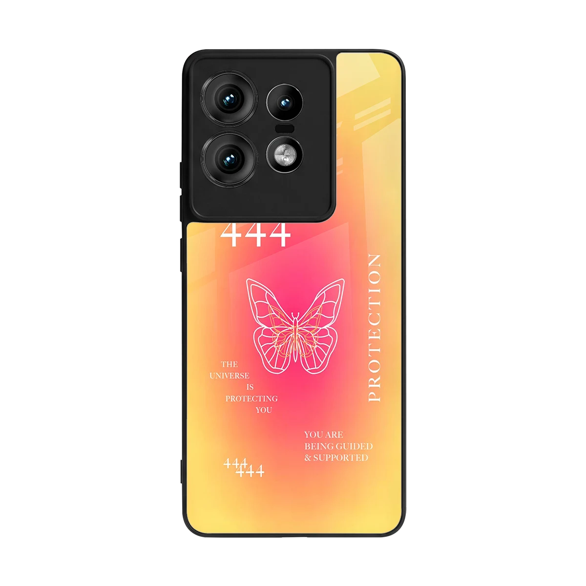Radiant 444 back phone cover | glass case for motorola edge 50 pro