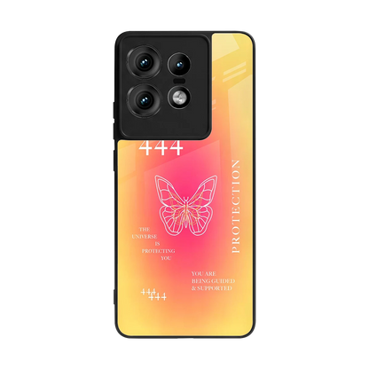 Radiant 444 back phone cover | glass case for motorola edge 50 pro