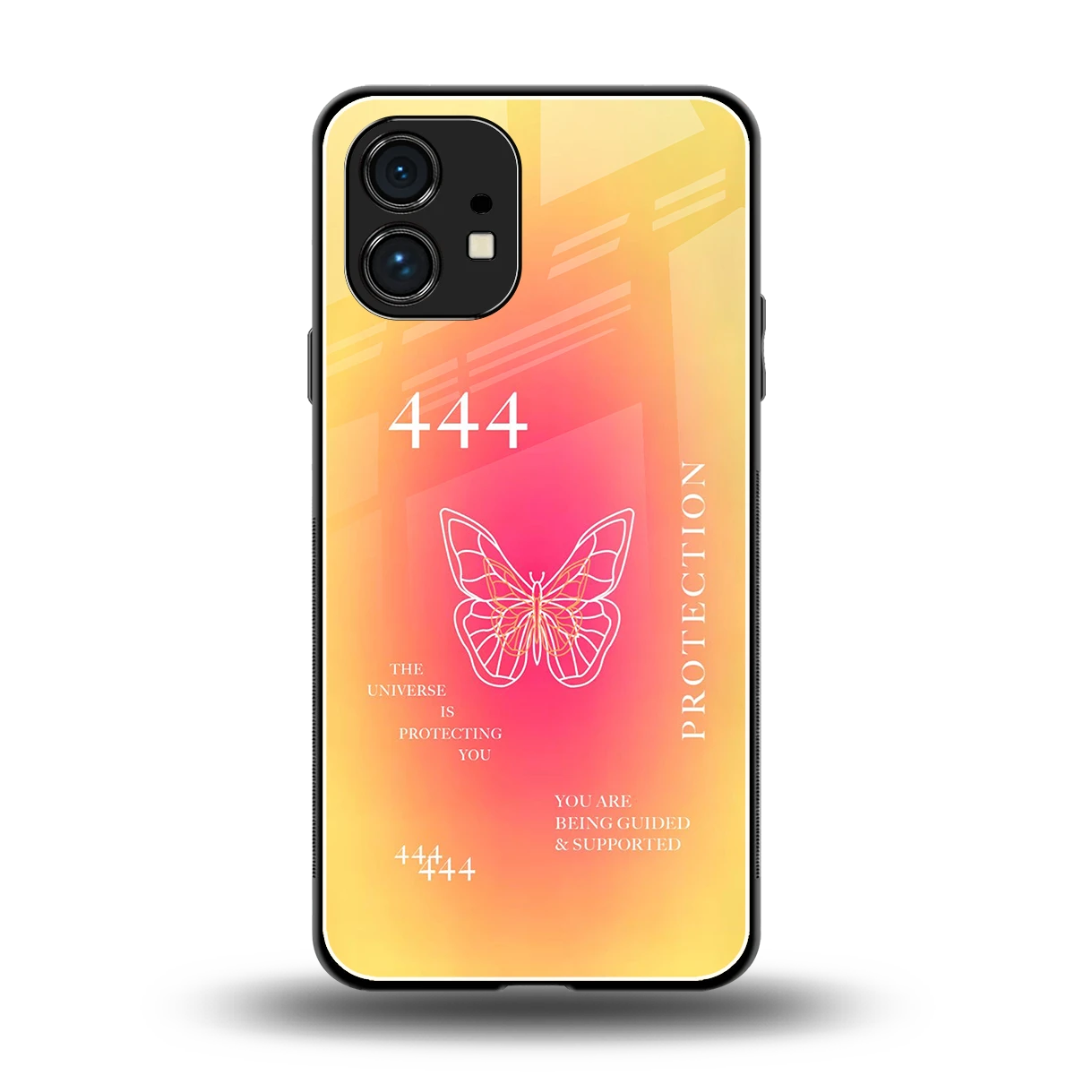 Radiant 444 back phone cover | glass case for nothing phone 1