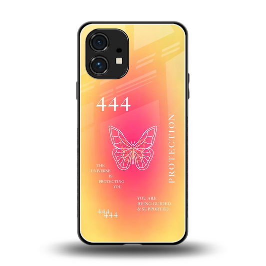 Radiant 444 back phone cover | glass case for nothing phone 1