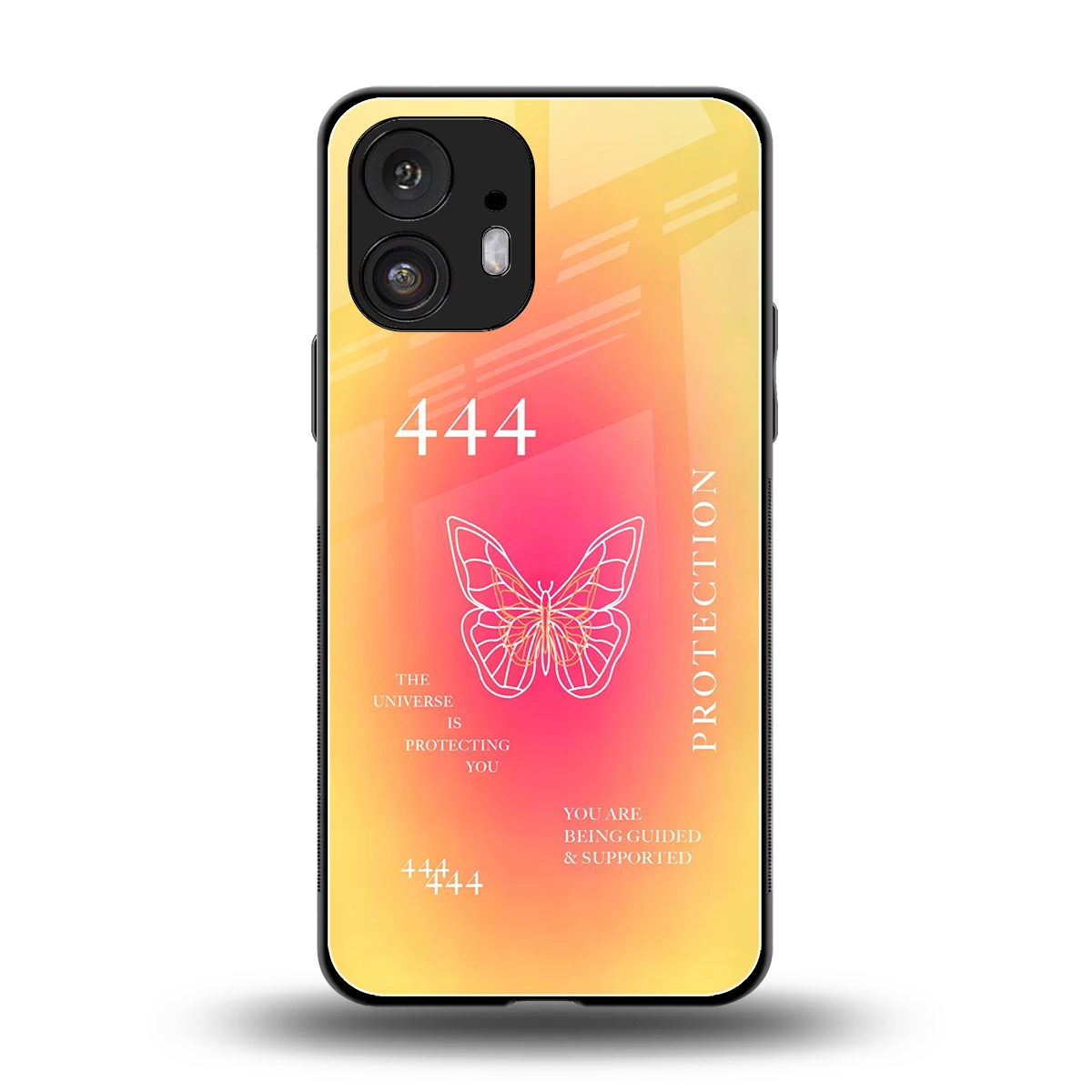 Radiant 444 back phone cover | glass case for nothing phone 2