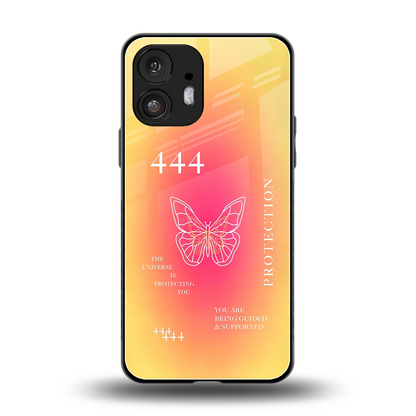 Radiant 444 back phone cover | glass case for nothing phone 2