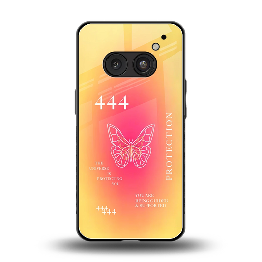 Radiant 444 back phone cover | glass case for nothing phone 2a plus