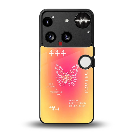 Radiant 444 back phone cover | glass case for nothing phone 3