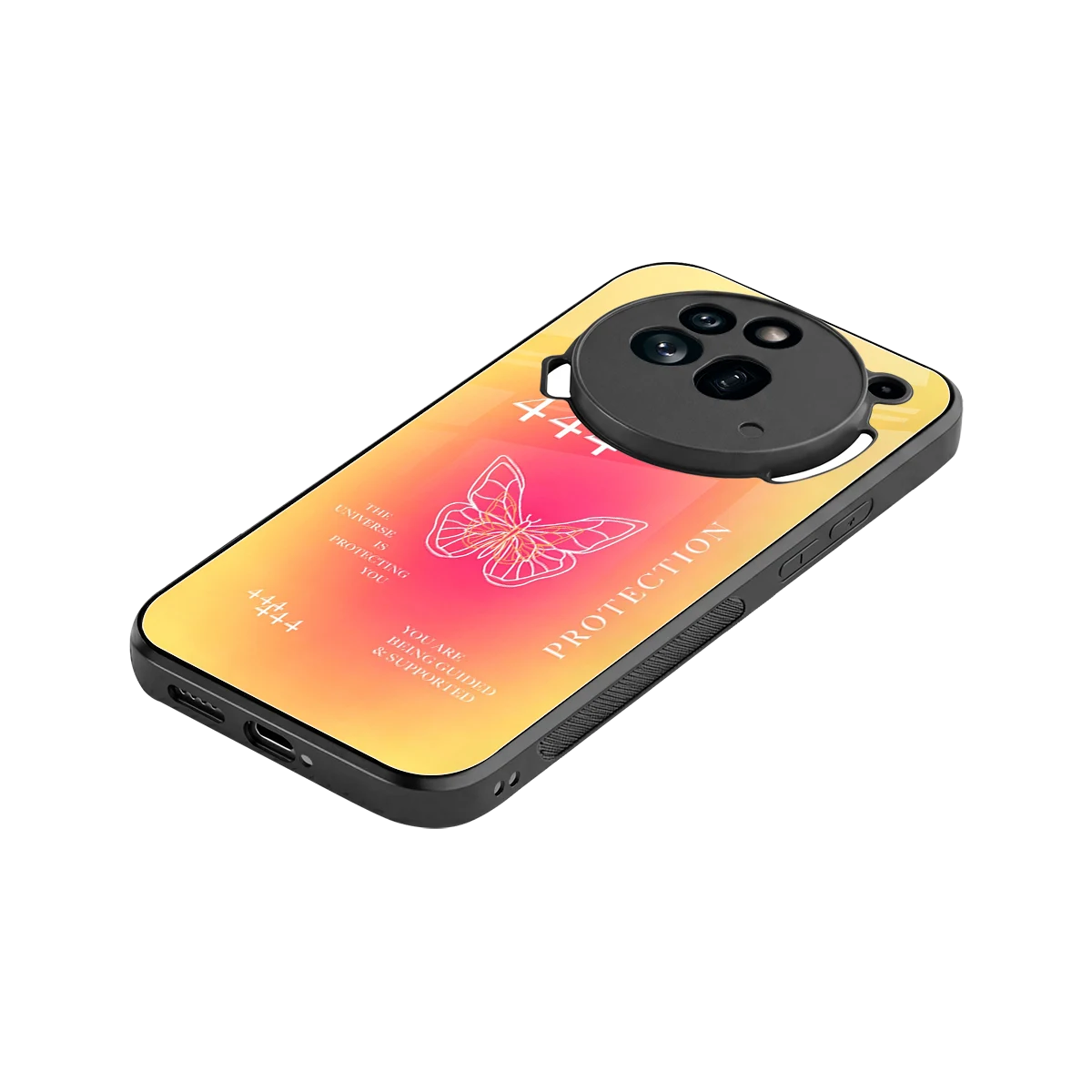 Radiant 444 stylish phone case for nothing phone 3a pro | glossy glass and slim fit