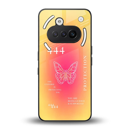 Radiant 444 back phone cover | glass case for nothing phone 3a