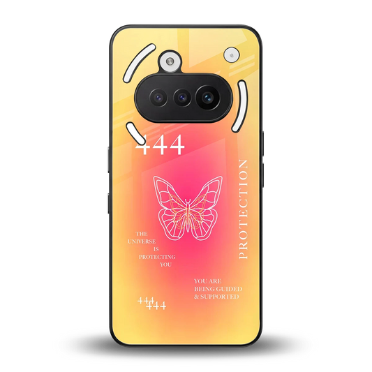 Radiant 444 back phone cover | glass case for nothing phone 3a