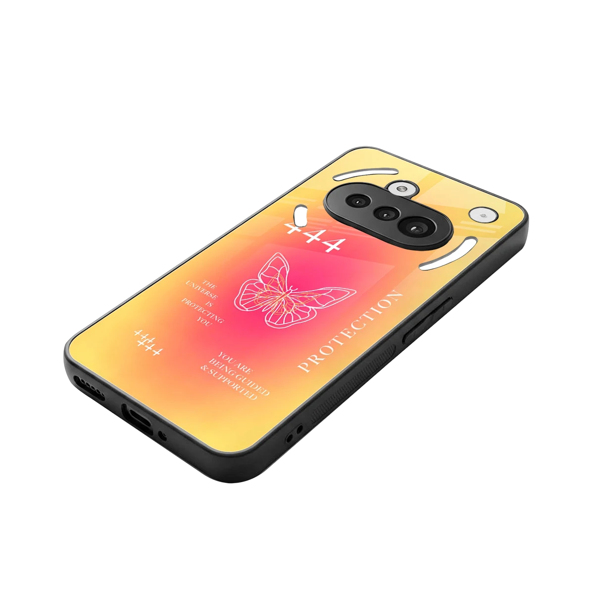 Radiant 444 stylish phone case for nothing phone 3a | glossy glass and slim fit
