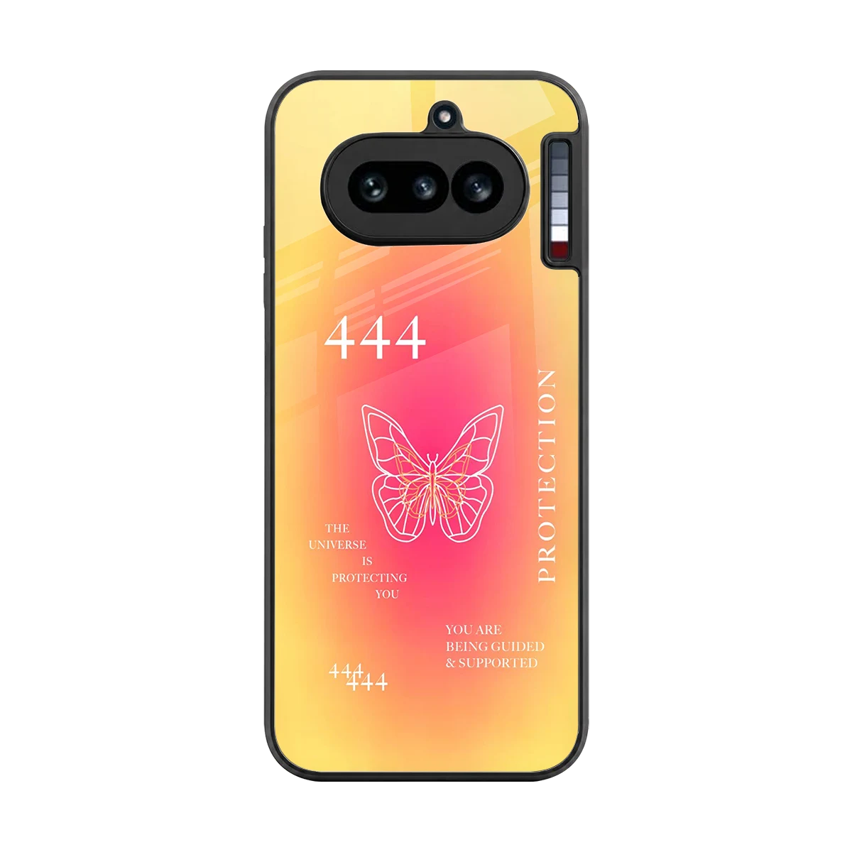 Radiant 444 back phone cover | glass case for nothing phone 4a
