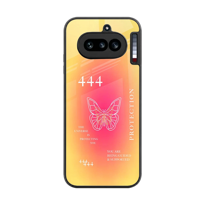 Radiant 444 back phone cover | glass case for nothing phone 4a