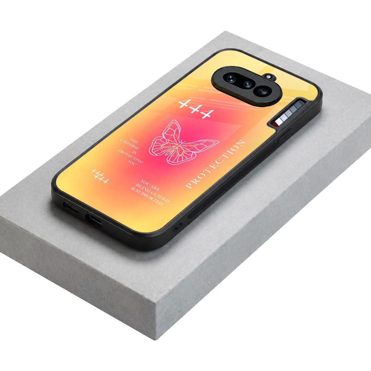 Radiant 444 stylish phone case for nothing phone 4a | glossy glass and slim fit