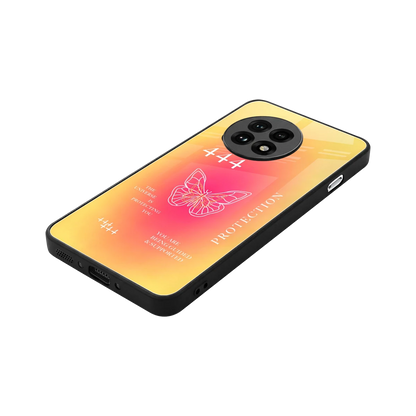 Radiant 444 stylish phone case for oneplus 13r | glossy glass and slim fit