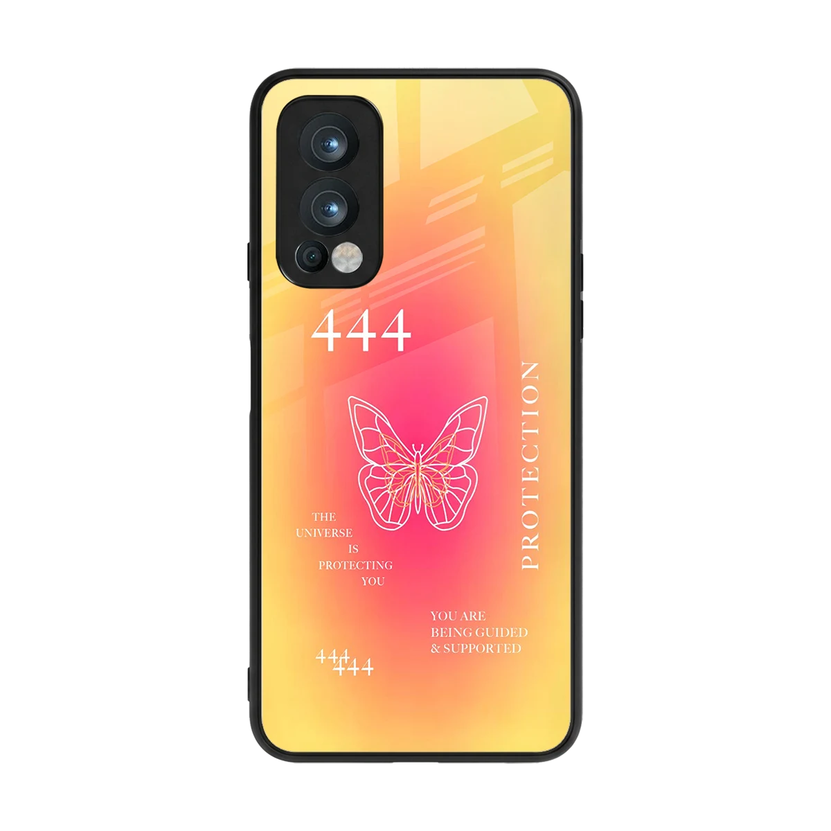 Radiant 444 back phone cover | glass case for oneplus nord 2