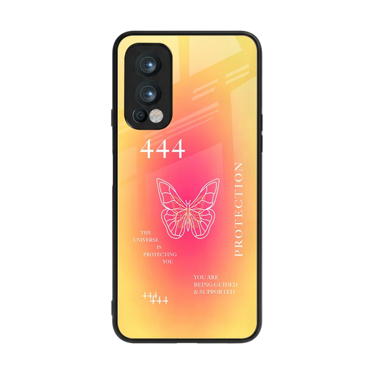 Radiant 444 back phone cover | glass case for oneplus nord 2