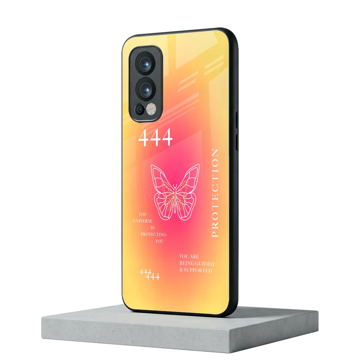 Radiant 444 oneplus nord 2 mobile cover | shockproof glass phone case