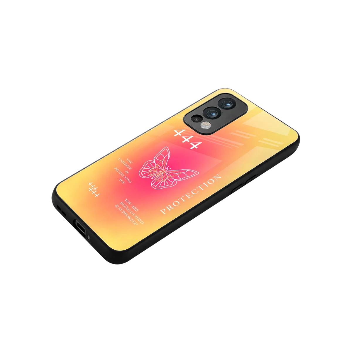 Radiant 444 stylish phone case for oneplus nord 2 | glossy glass and slim fit
