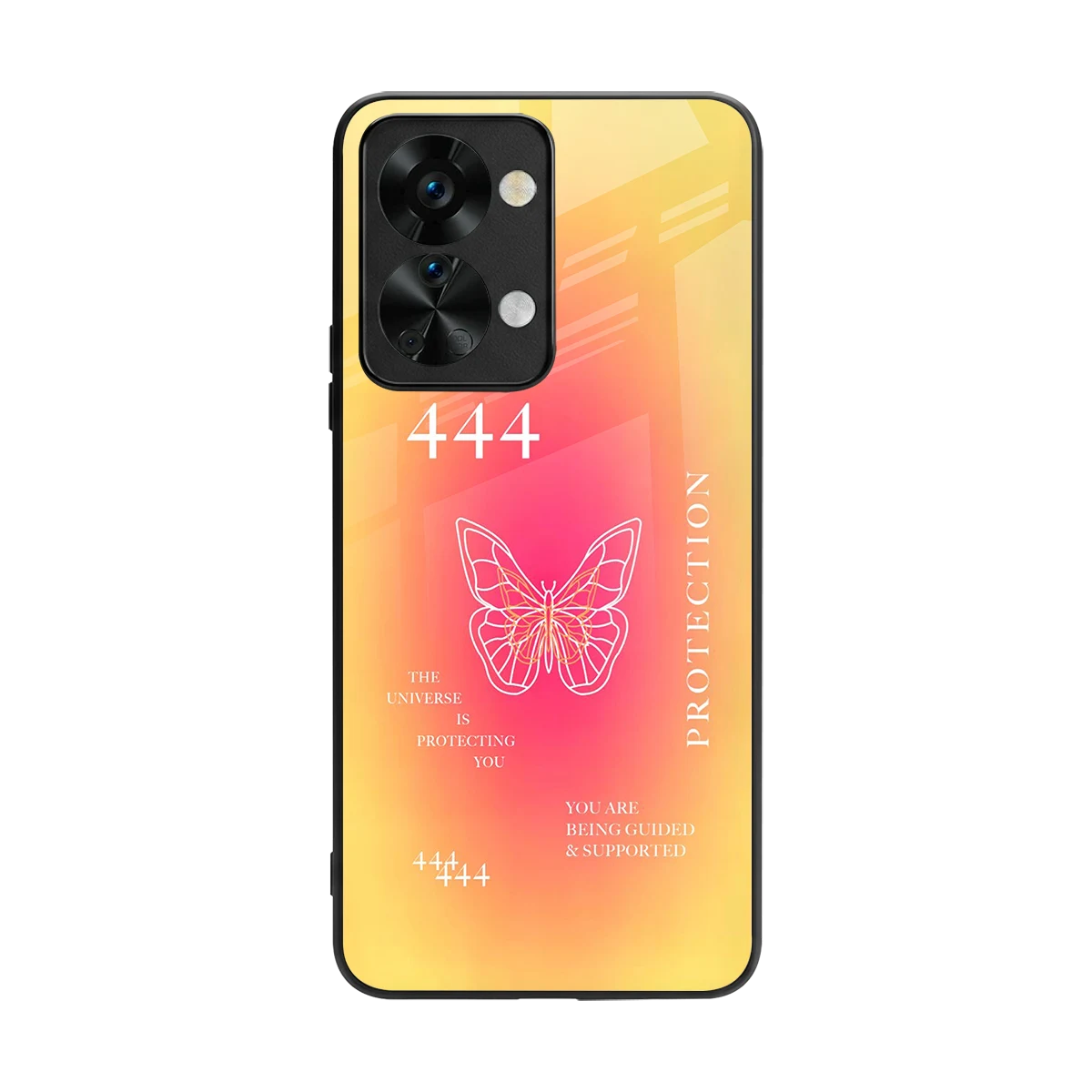 Radiant 444 back phone cover | glass case for oneplus nord 2t