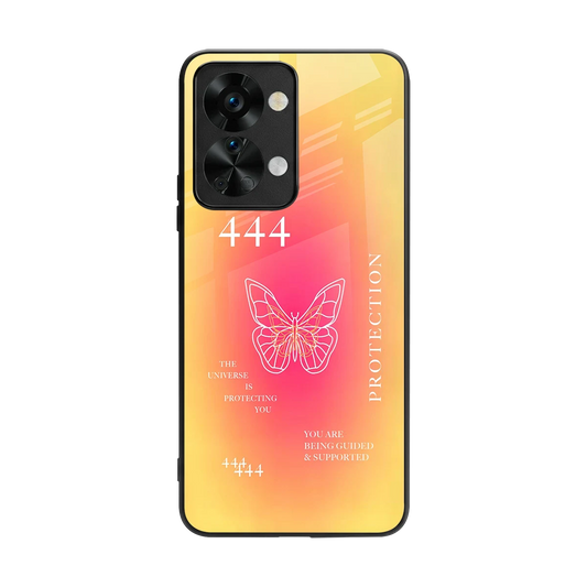 Radiant 444 back phone cover | glass case for oneplus nord 2t
