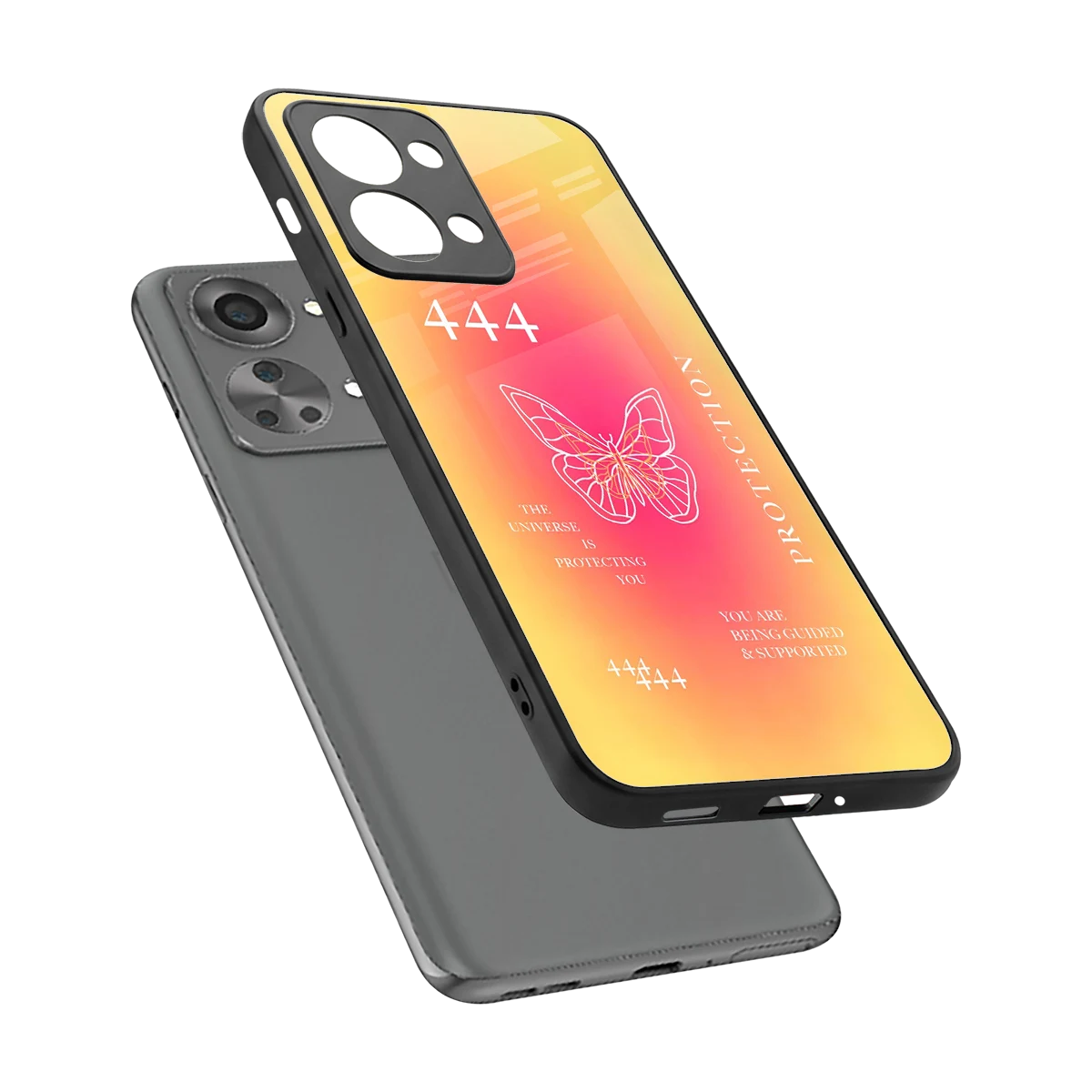 Radiant 444 sleek oneplus nord 2t cover with tempered glass back and TPU edges