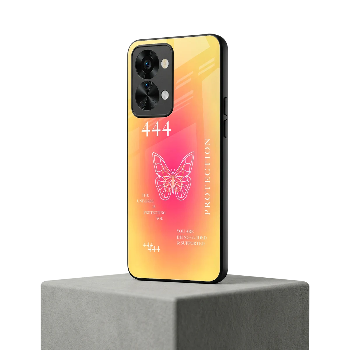 Radiant 444 oneplus nord 2t mobile cover | shockproof glass phone case