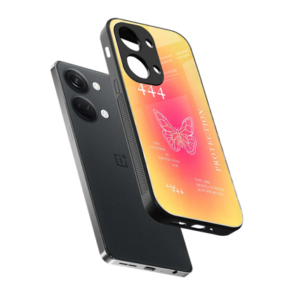 Radiant 444 sleek oneplus nord 3 cover with tempered glass back and TPU edges