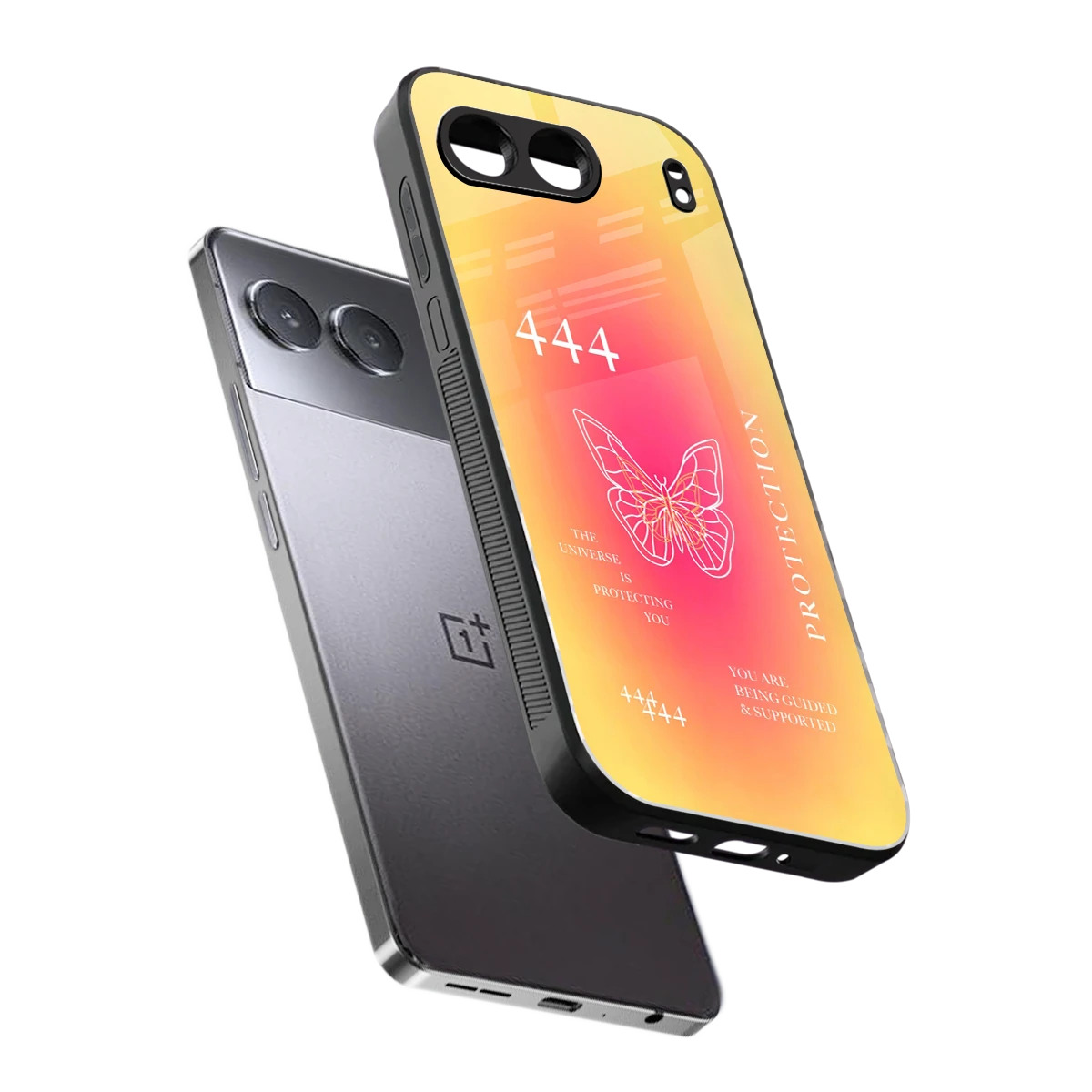 Radiant 444 sleek oneplus nord 4 cover with tempered glass back and TPU edges