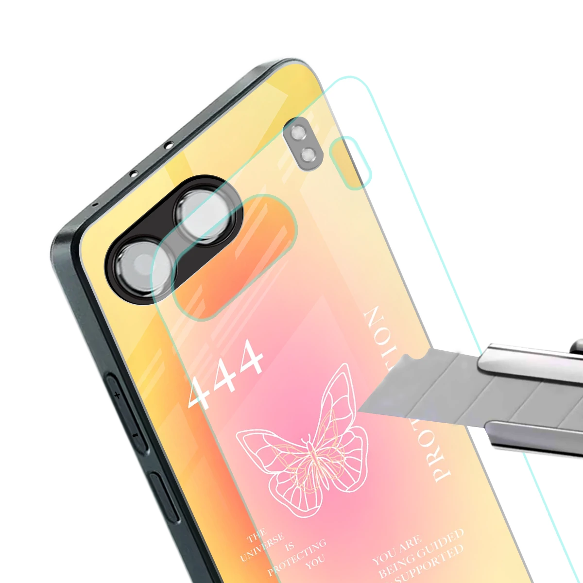 Radiant 444 stylish phone case for oneplus nord 4 | glossy glass and slim fit