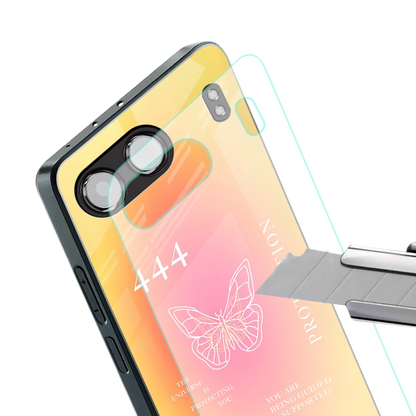 Radiant 444 stylish phone case for oneplus nord 4 | glossy glass and slim fit