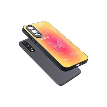 Radiant 444 sleek oneplus nord 5 cover with tempered glass back and TPU edges
