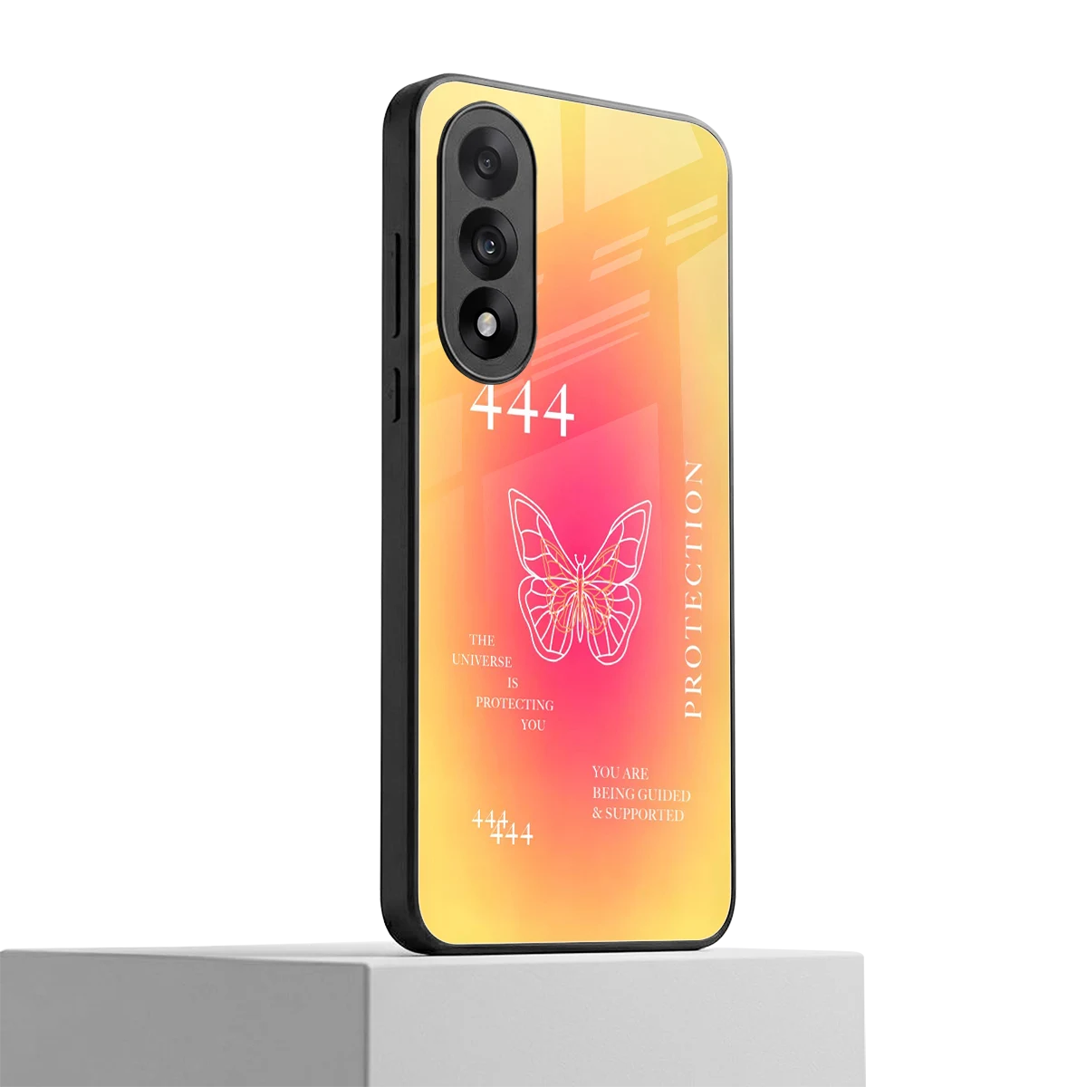 Radiant 444 oneplus nord 5 mobile cover | shockproof glass phone case