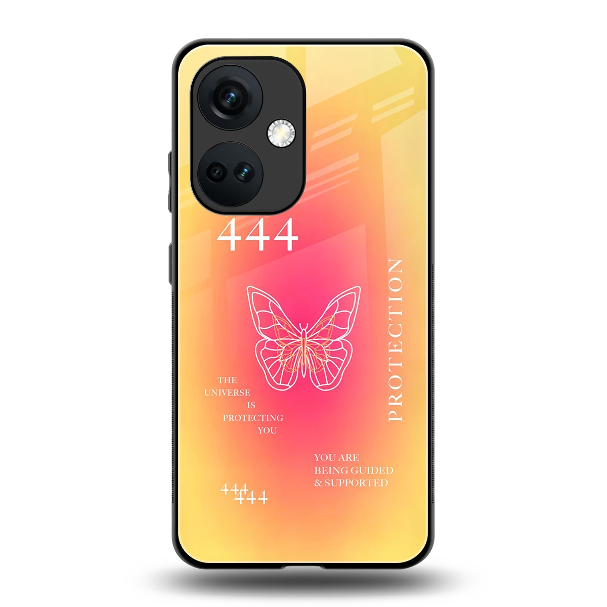 Radiant 444 back phone cover | glass case for oneplus nord ce 3