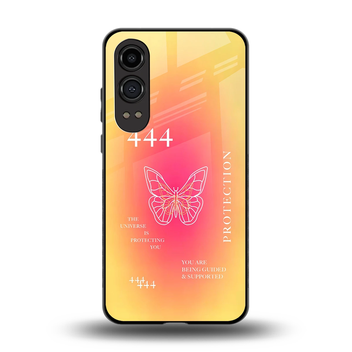 Radiant 444 back phone cover | glass case for oneplus nord ce 4 lite