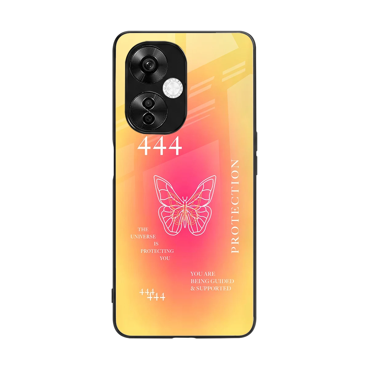 Radiant 444 back phone cover | glass case for oneplus nord ce 3 lite