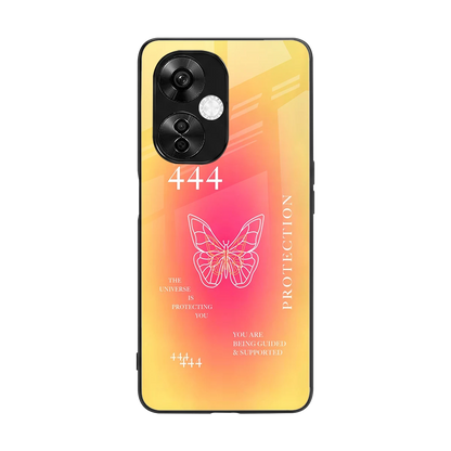 Radiant 444 back phone cover | glass case for oneplus nord ce 3 lite