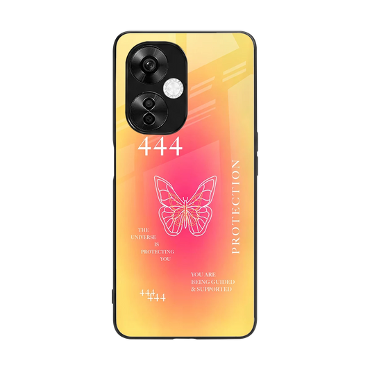 Radiant 444 back phone cover | glass case for oneplus nord ce 3 lite
