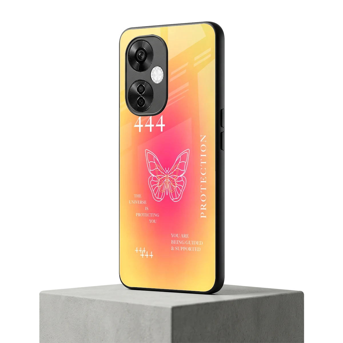 Radiant 444 oneplus nord ce 3 lite mobile cover | shockproof glass phone case