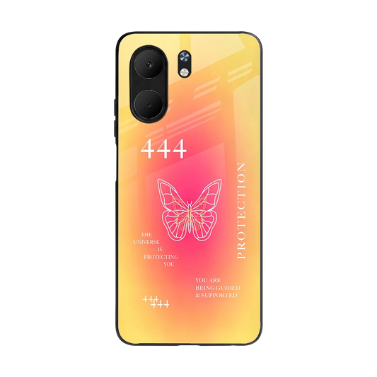 Radiant 444 back phone cover | glass case for oppo a5x 5g